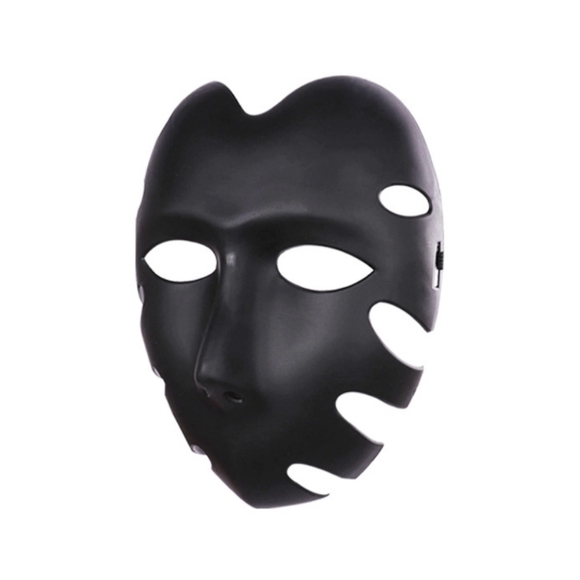 "The Masked Man" Black Plastic Halloween Mask Erotic Mask Fun Bedroom Play - Picture 2 of 6